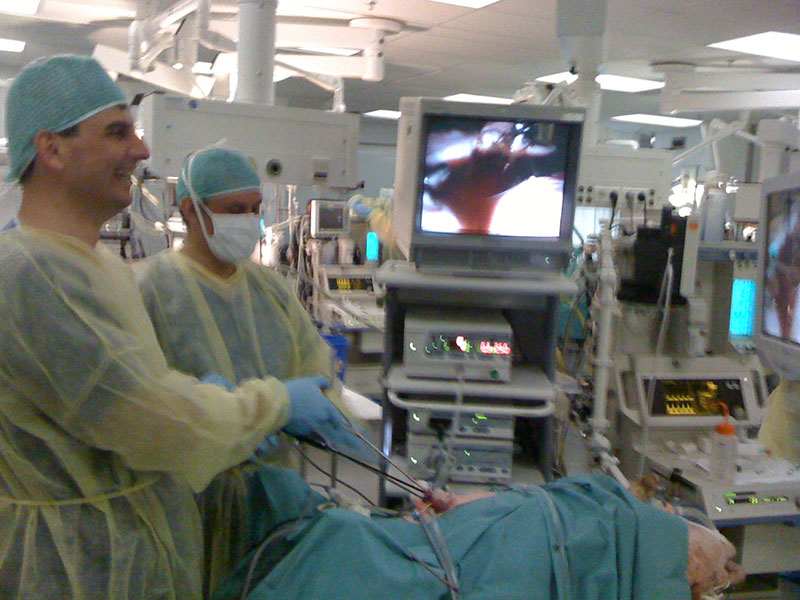 Tek delikten laparoskopik cerrahi eğitimi, Rotterdam Erasmus University, Hollanda